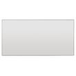 ACME Dominic Glass Rectangular Writing Desk with Sled Base in Mirrored