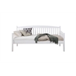 ACME Caryn Wooden Twin Mission Style Daybed with Slightly Curved Back in White
