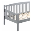 ACME Caryn Wooden Twin Mission Style Daybed with Slightly Curved Back in Gray