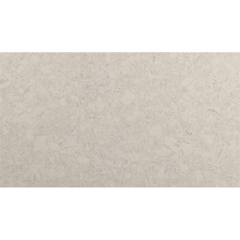 ACME Nolan Round Marble Top Dining Table in White and Salvage Dark Oak