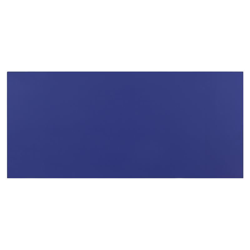 ACME Nalo Wooden 1-Drawer Writing Desk with X-Shaped Base in Twilight Blue