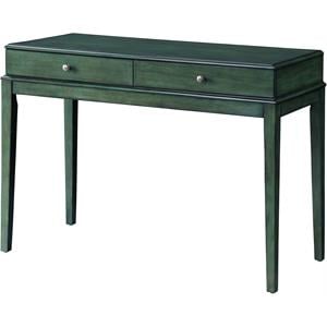 acme manas writing desk in antique green