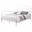 ACME Citron Metal Full Bed with Spindle Headboard and Footboard in White