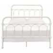 ACME Citron Metal Full Bed with Spindle Headboard and Footboard in White