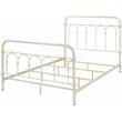 ACME Citron Metal Full Bed with Spindle Headboard and Footboard in White