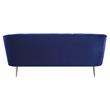 ACME Eivor Tufted Velvet Upholstery Sofa with Recessed Arm in Blue