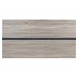 ACME Patwin Wooden Dining Table with Storage Base in Gray Oak and Black