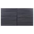 ACME Nakula Wooden Top Dinning Table with Sled Base in Gray Oak and Black