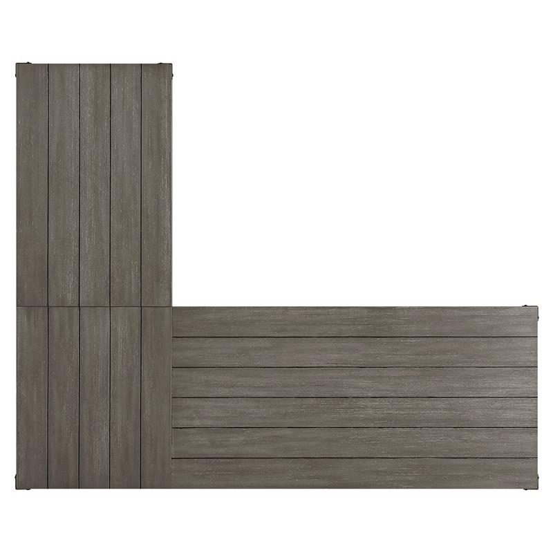 ACME Talmar Wooden Writing Desk with Lift Top in Weathered Gray