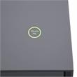 ACME Raceloma Wooden 2-Drawer TV Stand with LED Lighting in Gray and Chrome