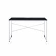 ACME Tennos Vanity Desk in Black & Chrome Finish