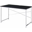 ACME Tennos Vanity Desk in Black & Chrome Finish