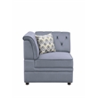 ACME Bois II Sectional Sofa in Gray Velvet