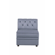 ACME Bois II Sectional Sofa in Gray Velvet