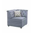 ACME Bois II Sectional Sofa in Gray Velvet