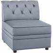 ACME Bois II Sectional Sofa in Gray Velvet