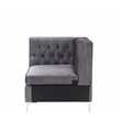 ACME Jaszira Sectional Sofa in Gray Velvet
