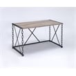 ACME Jodie Console Table in Rustic Oak & Black Finish