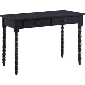 acme altmar console table in black finish