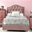 ACME Reggie Full Bed in Pink Fabric