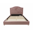 ACME Reggie Full Bed in Pink Fabric