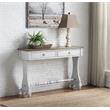 ACME Carminda Wooden Console Table with 2 Storage Drawers in Antique White
