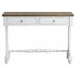 ACME Carminda Wooden Console Table with 2 Storage Drawers in Antique White