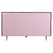 ACME Metis Top Grain Leather Upholstered Eastern King Bed  in Pink