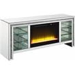 ACME Noralie LED Fireplace TV Stand For TVs Upto 60