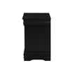 ACME Louis Philippe Nightstand in Black