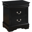 ACME Louis Philippe Nightstand in Black