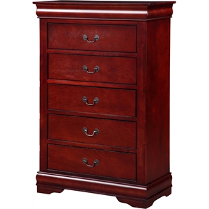 acme louis philippe chest in cherry