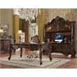 ACME Versailles Executive Chair in 2 Tone Light Brown PU & Cherry Oak