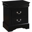 ACME Louis Philippe III Nightstand in Black