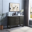 ACME Madan Server in Gray Oak Finish