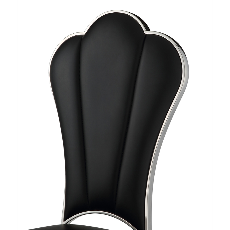 ACME Furniture Cyrene Side Chair (Set-2) in Black
