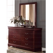 ACME Louis Philippe Mirror in Cherry