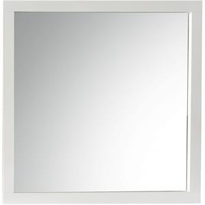 acme louis philippe iii mirror in white