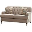 ACME Alianza Loveseat (with 2 Pillows) in Beige Fabric