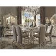 ACME Versailles Wooden Counter Height Table in Bone White