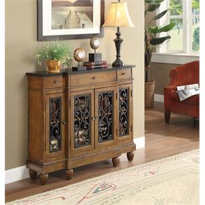 acme vidi console table in oak