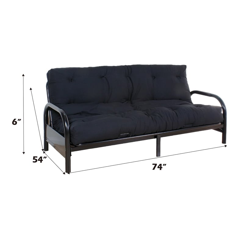 ACME Nabila Full Futon Mattress in Black