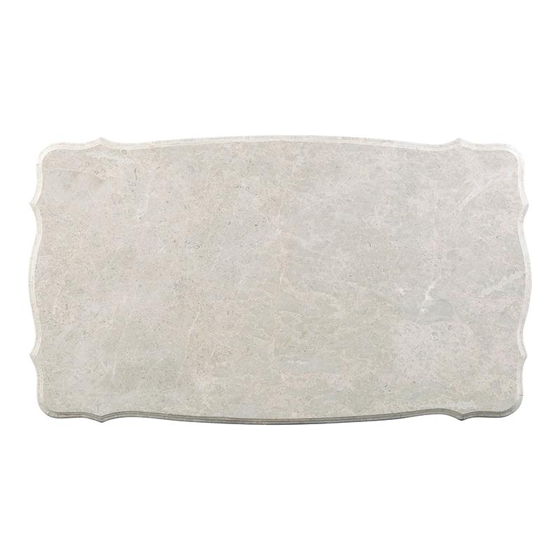 ACME Benbek Wooden Coffee Table in Marble and Antique Oak