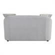 ACME Mahler Loveseat with 4 Pillows in Beige Linen Fabric
