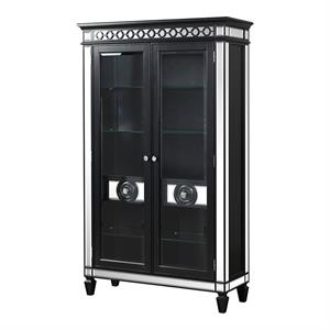 acme varian ii curio in black and silver