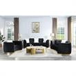 ACME Achelle Chair with Pillow in Black Velvet