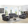 ACME Kalen Chenille Motion Reclining Loveseat in Gray