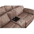 ACME Dollum Sectional Sofa  in 2-Tone Chocolate Velvet