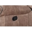 ACME Dollum Sectional Sofa  in 2-Tone Chocolate Velvet