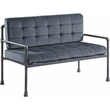 ACME Brantley Loveseat in Gray Velvet & Sandy Gray Finish